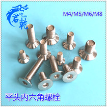 Stainless steel sink hexagonal bolt flat head hexagonal screw M4 M6 M8 aluminum profile accessories screw