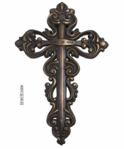 European imitation copper cross pendant Wall hanging living room wall hanging wall pendant Holiday gifts crafts