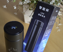 Ypoetry New Day portable intelligent temperature display anti-burn insulation cup 304 stainless steel thermometric water cup tea tea cup