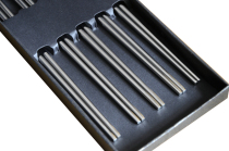 Ypoetry New Day Home Antibacterial mildew 304 Stainless Steel Chopsticks Square Chopsticks 5 Double Anti Slip Chopsticks One and One chopsticks