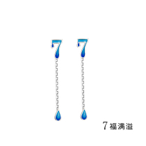 Original New Tide s925 sterling silver personality temperament womens long earrings earrings Joker heals Christmas silver jewelry