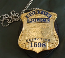 Metal Badge USA Boston Metal Badge Pure Copper