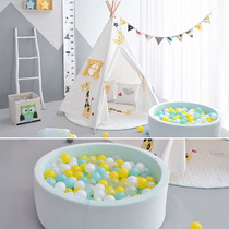 Ocean ball pool indoor fence ball ball pool ocean ball non-toxic and tasteless baby childrens toys home color