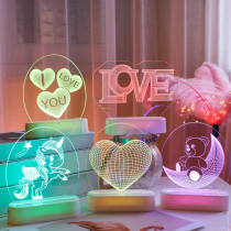 Led colored lights swing pieces ins decoration cours wedding arrangements Creative items Table White Prop Atmosphere Light Bedroom Birthday Surprise