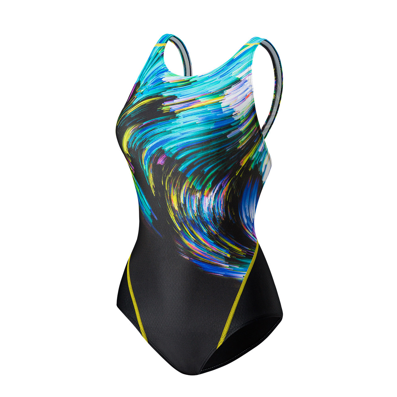 arena阿瑞娜女士连体三角泳衣保守肩带专业竞技运动游泳衣女