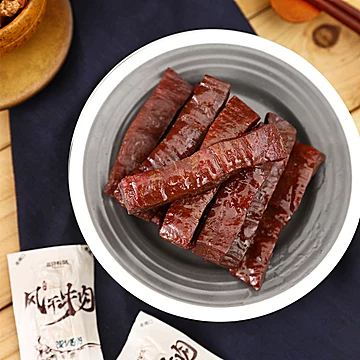 【三只松鼠】内蒙古特产风干牛肉500g[10元优惠券]-寻折猪