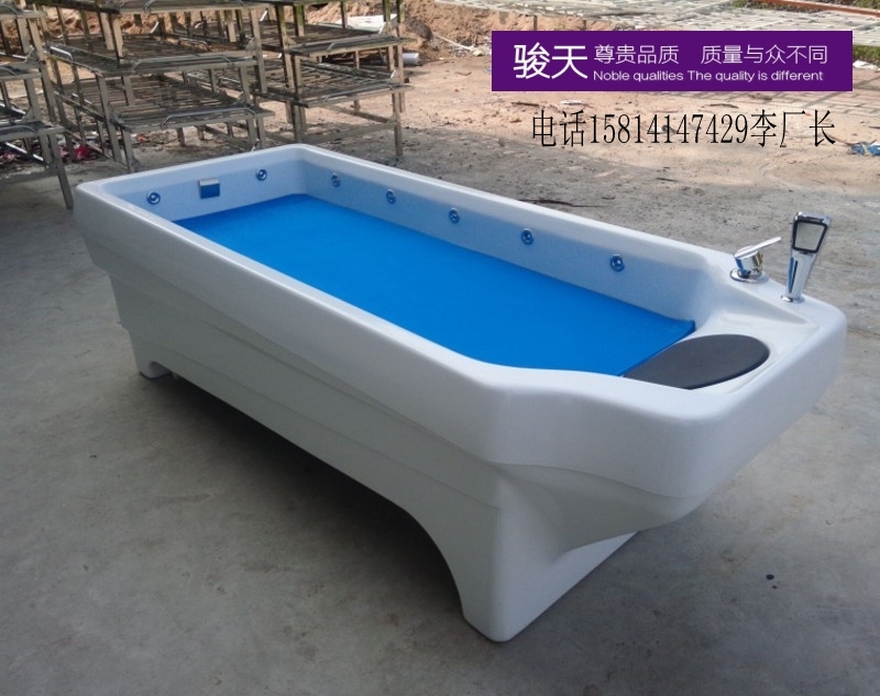 2017 high-grade constant temperature water bed Acrylic water motorcycle sauna back bed Constant temperature spa bed Salt bath bed