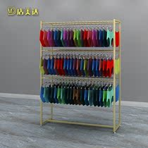 Lingerie shop shelf underwear underwear mid-island gold display rack bra high-end double-sided floor multifunctional display rack
