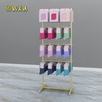 Panty packaging box display rack socks shelf jewelry display rack slippers mid island landing multifunctional snack shelf