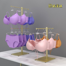 Iron lingerie shop small desktop rack underwear small display rack jewelry shelf multifunctional bra small bench