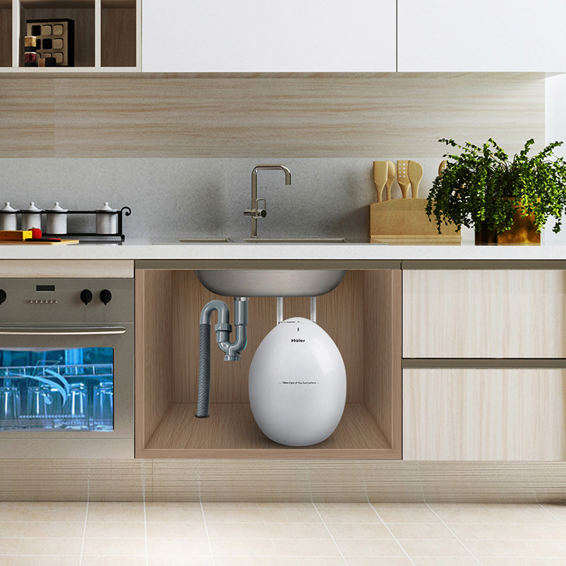 haier/海尔 es6.6u(w)6.6升小型厨宝速热厨房 电热水器储水式热水