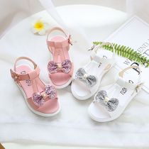Girls summer sandals 2020 new fashion children Princess childrens shoes soft bottom children little girl shoes