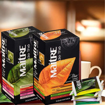 Russian imported flower and fruit tea box tea sugar-free tea black tea green tea 25 tea bags 5 flavors brewing