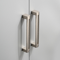 Light Extravagant Wardrobe Handle Silver modern minimalist Nordic upscale cupboard door handles Shower Chest Drawers Handle Single Holes