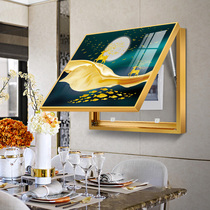 Light luxury meter box decorative painting Non-hole modern simple blocking distribution box multimedia information switch box push-pull