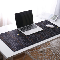Large mouse pad linux programmer idea shortcut key mouse pad C language software waterproof table pad customization