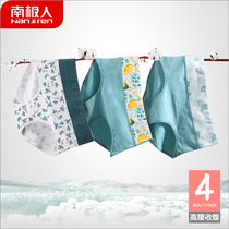 Antarctic people high waist belly panties women cotton crotch 100% cotton antibacterial sexy small size ladies triangle trousers