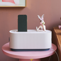 Socket wire storage box organizer plug-in block box desktop power wire Winder storage plug board