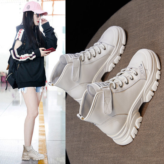 Fashion brand genuine leather short martin boots for women 2023 spring and autumn single boots high top casual white boots for women internet celebrity short boots
Fashion brand genuine leather short martin boots for women 2023 spring and autumn single boots high top casual white boots for women internet celebrity short boots