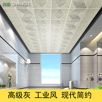 Integrated ceiling aluminum buckle kitchen toilet modern minimal black and white gray series industrial style Nordic smallpox