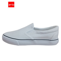 Double Star Canvas Shoes Men and Women Black and White Deck Shoes One-foot Non-skid Work Shoes Leisure Sleeping Skies