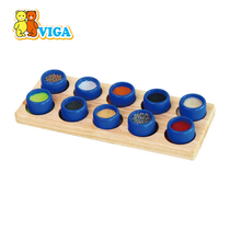 VIGA Weijia touch box early childhood education cognitive equipment Science Science Learning experimental tactile wooden toys