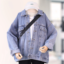 zaw denim jacket womens spring and autumn Korean version loose plus size womens clothing 2021 new trend ins fat mm thin top