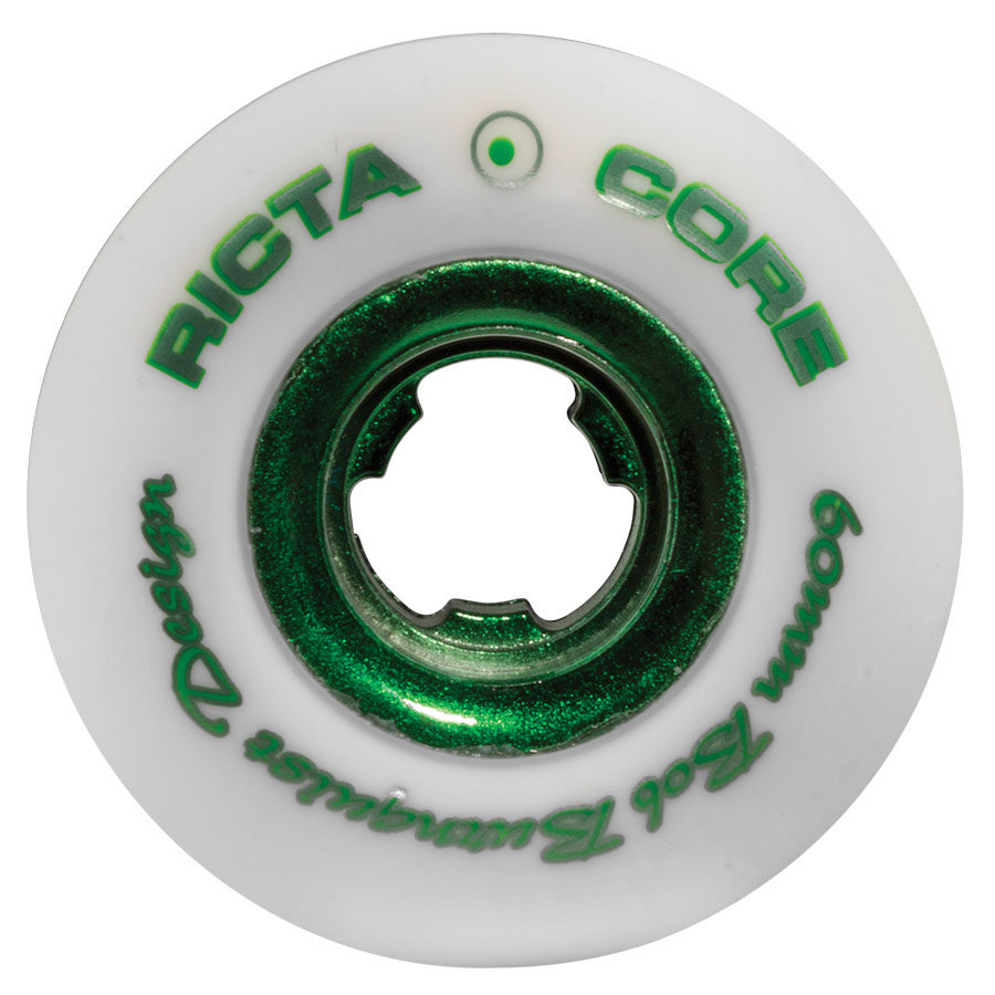 美国进口ricta滑板轮子60mm81b101a白绿/bones/spitfire/oj/atd