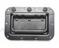 Speaker iron handle stage speaker draw hand hardware black iron draw hand spring handle speaker square black iron handle