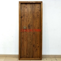 Old elm single door courtyard entry door Villa solid wood door Chinese antique wall door Old door customization