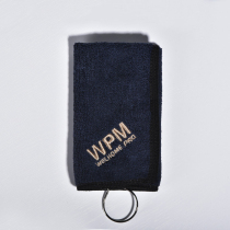 WPM Huijia LOGO embroidery towel Cleaning rag Coffee wipes Barista accessories with hook thickening