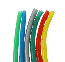 4mm color network cable finishing storage tube power cord fixed storage winding harness black and white Red Yellow Blue Green