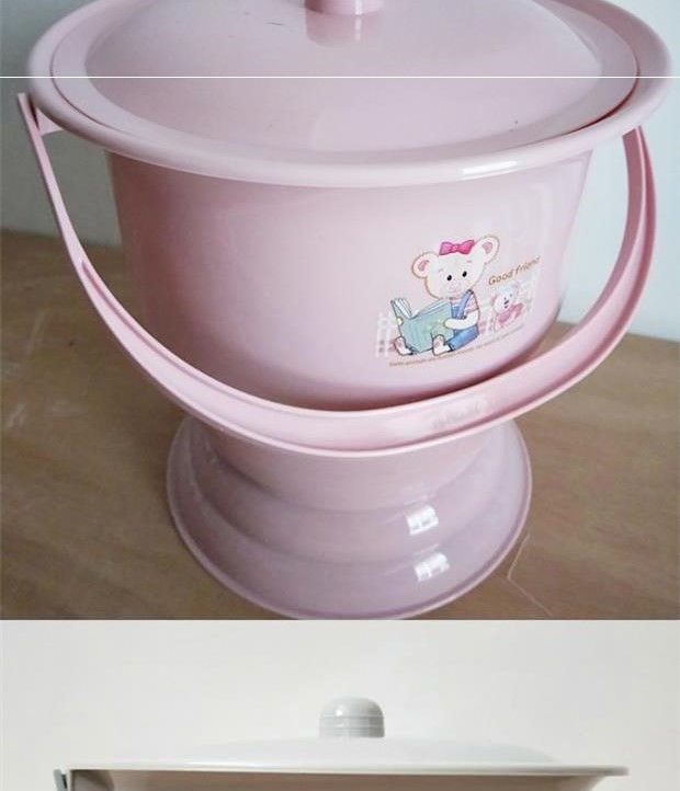 塑料起夜尿壶老人尿桶防臭加厚带盖成人尿盆家用老式桶高脚痰盂女