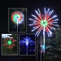 LED fireworks light Outdoor waterproof digital landscape night lighting Creative fireworks light National Day lantern decoration