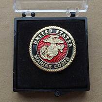 American Metal Chest Badge Badge US Marine Corps Mini Recognition Chapter badge