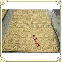 Artificial sandstone relief sandstone round carving hotel decoration kicking round square flower decorative art decorative line