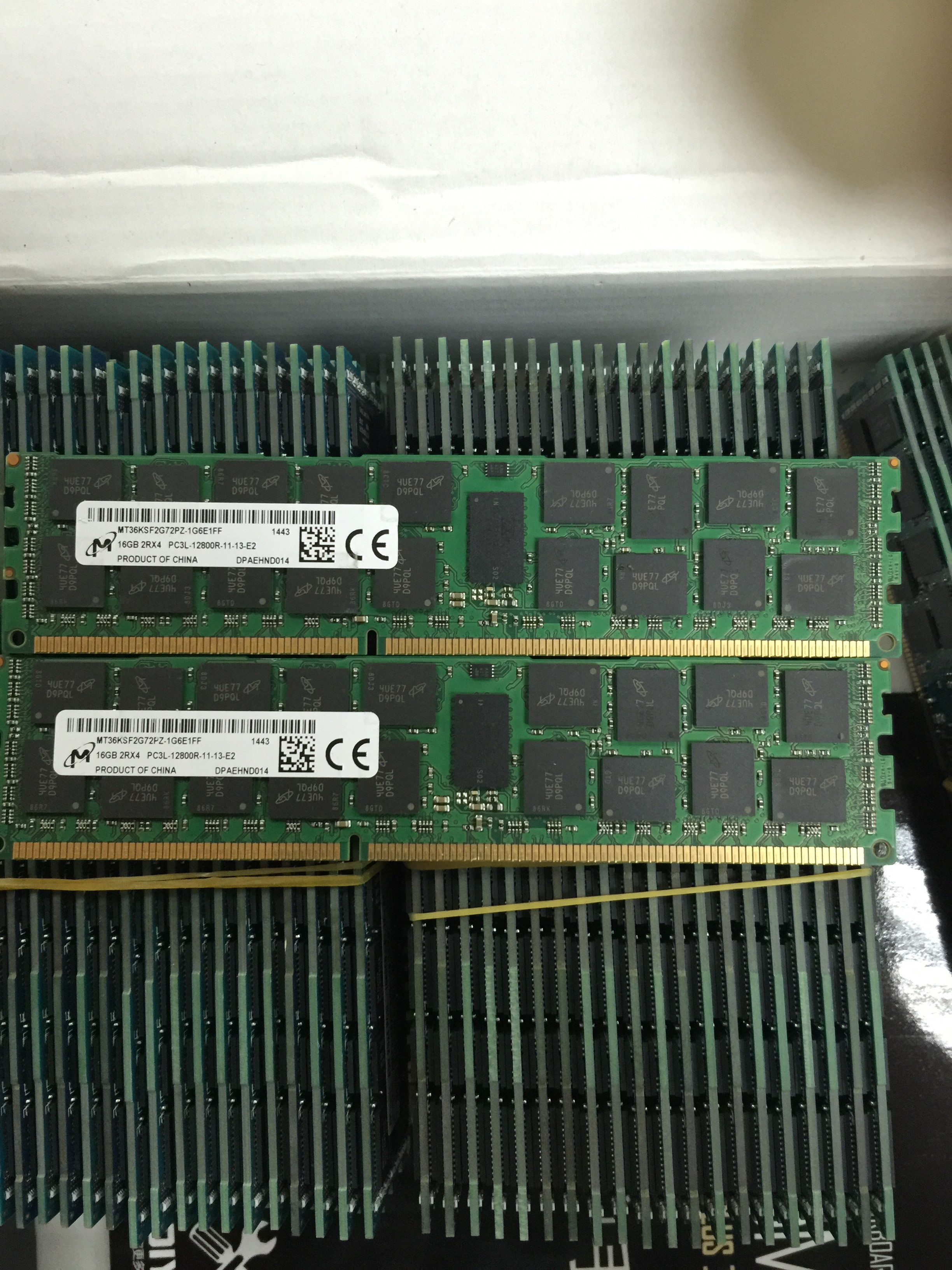 镁光16g 2rx4 pc3-10600reg ecc服务器内存另有三星hy4g 8g pc3l_7折