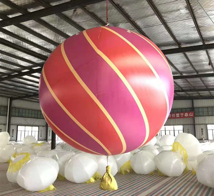 空飘气球广告庆典水滴球热气球支架空氦气球pvc双层落地升空