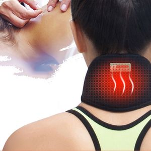 欧美康护颈椎脖套自发热保暖热敷颈托带家用矫正护脖子护颈带男女