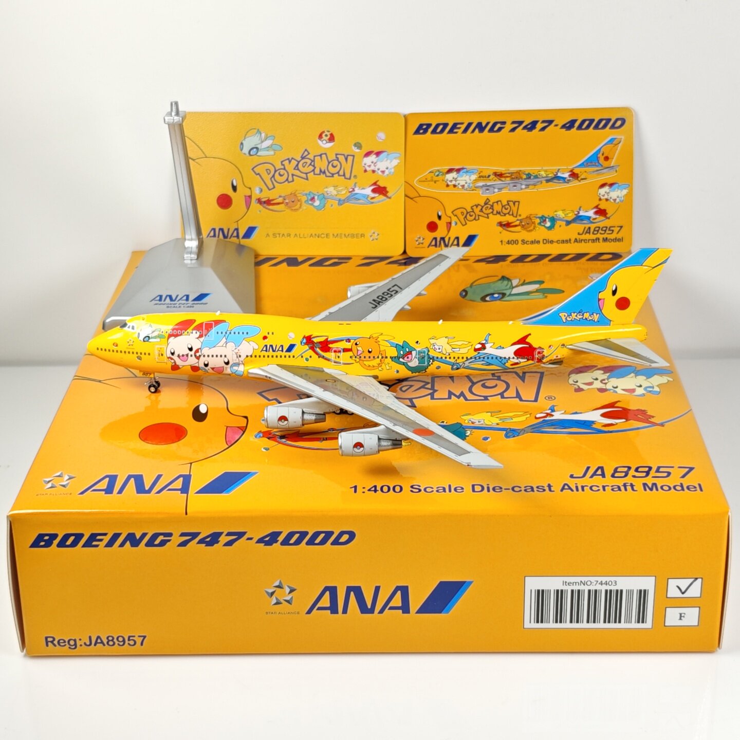 航空機・ヘリコプター Geministar ANA B747-400 JA8957 1/400 1:400 Geministar ANA B747-400 JA8957 