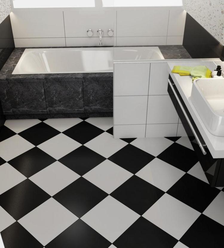 法式格子黑白瓷砖300 300哑光亮光黑白厨房卫生间浴室墙砖地砖