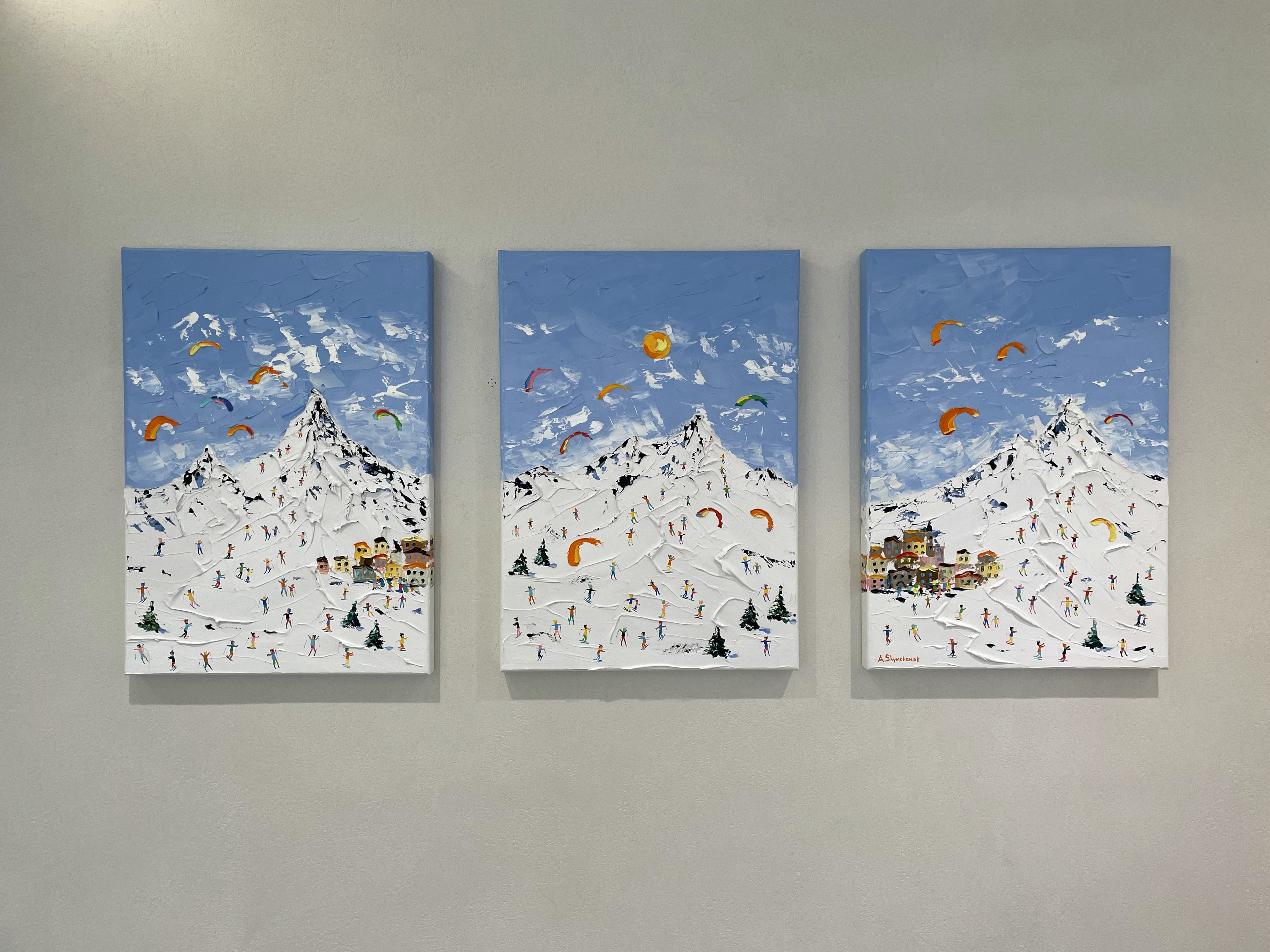 油画-春和景明装饰画油画高质量精美室内装饰画挂画制作