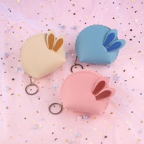 Han Prints Fashion Short Wallet Woman Small Jane About Zero Wallet Female Rabbit Ears Mini Student Zero Wallet