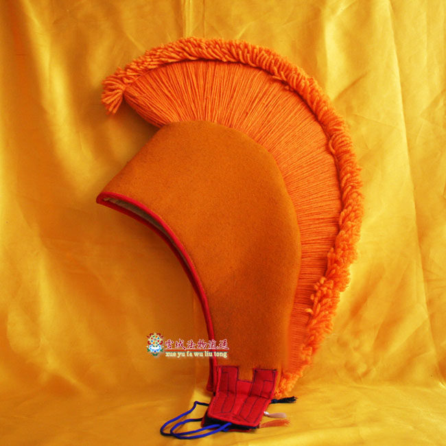 藏传佛教鸡冠帽 喇嘛帽 僧帽 师兄帽 断法帽 密宗黄教法帽01款