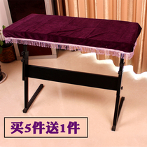 Electronic violin cover dust cover 61 harpsichord set violin cover gold velvet electronic violin cover cloth 54 keys 49 electronic keyboard universal model