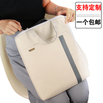 Fashion simple portable A4 file bag information bag IPAD file bag zipper storage student cram bag