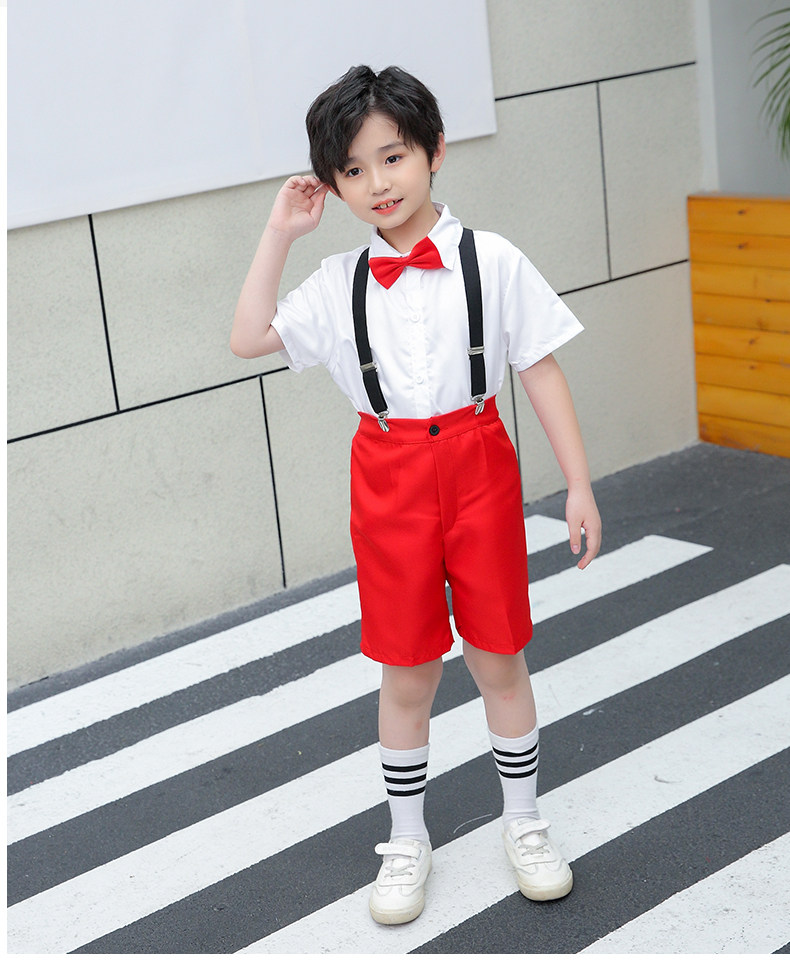 六一儿童合唱演出服中小学生女童舞蹈裙礼服主持人男童朗诵表演服