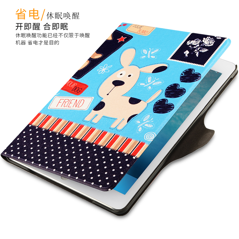 zoyu苹果ipad air2保护套air2超薄休眠皮套ipad6平板韩潮卡通产品展示图3