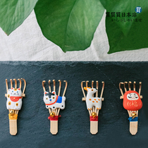 Spot Japanese imports Nakagawa Masashi Store recruit blessing bear hand Make a wish Dharma origin blessing ornaments