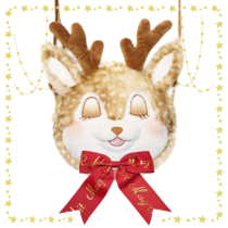 Magnet Rabbit Original Nai Deer Christmas Lolita Little Deer Deer Antlers Closed Eyes Fleece Backpack Shoulder Bag